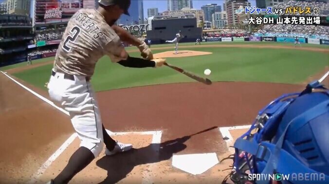 山本由伸、“渾身の一球”に「佐々木より速い」の声　157キロ直球が「ビタビタやな」「キレッキレ最高」バットは空を切る 2枚目