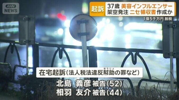 別会社の役員2人も在宅起訴