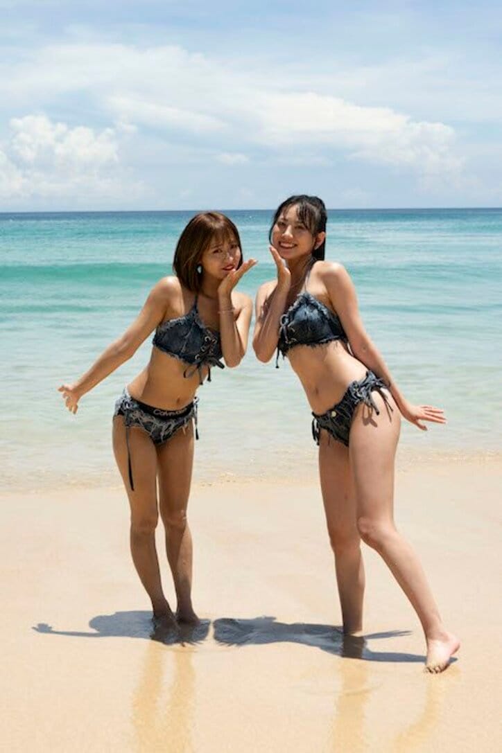 元国民的アイドル・りかの水着オフショットを一挙公開！なぜかエロく見えない男2人とのイチャイチャ写真も『シャッフルアイランド Season4』