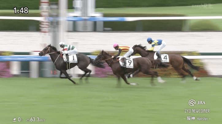 【映像】母を彷彿とさせる“鬼脚”…良血新馬のデッドヒート