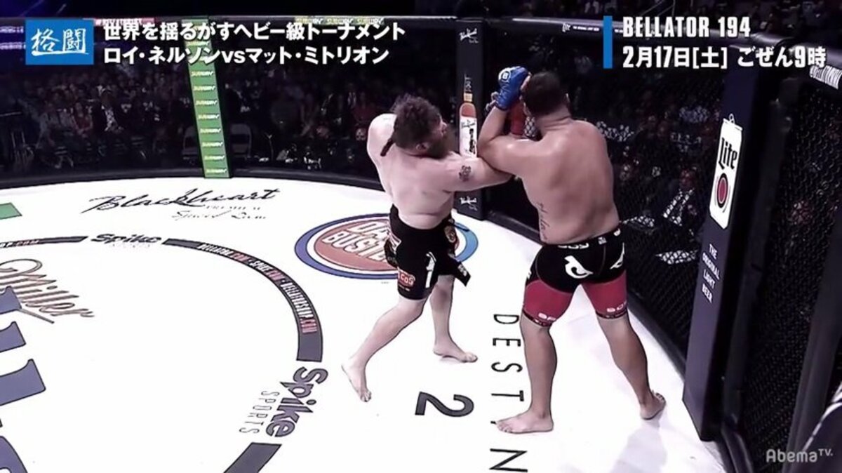 世界よ これがヘビー級だ 野獣2人が殴り合う ベテランファイターが魅せる ファイティングiqテスト を見よ ニュース Abema Times