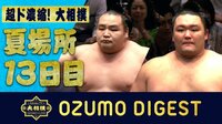 2019年 大相撲五月場所 - 大相撲ダイジェスト - <大相撲ダイジェスト 夏場所 13日目>朝乃山が単独首位へ!新ヒーロー誕生か!全幕内一挙 | 動画視聴は【Abemaビデオ(AbemaTV)】