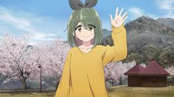アニメ「ゆるキャン△」3期10話、“後輩コンビ”の絵真＆メイが登場！「太眉界期待のエース」「デカリボンちゃんかわいい」とメロメロ