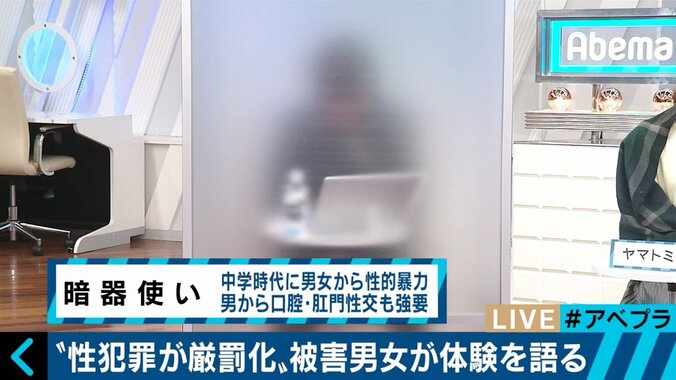 「光が一生差さない可能性もある」男性のレイプ被害者が訴え　性犯罪厳罰化でも残る課題 1枚目