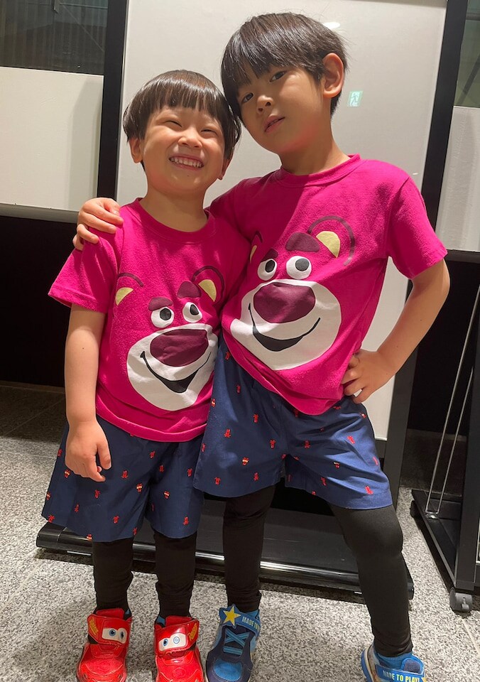 ココリコ・遠藤の妻『しまむら』で購入した子ども服を絶賛「この夏大活躍しそうです！」 1枚目
