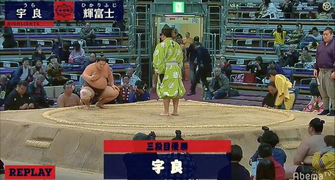 優勝直後の「ごめんごめん」に視聴者「宇良、心もイケメン」　輝富士を押し出して三段目優勝の宇良に称賛と好感相次ぐ 1枚目