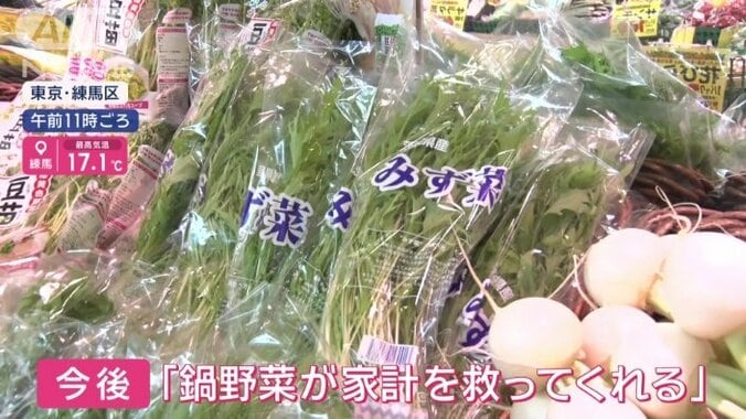 「鍋野菜が家計を救ってくれる」