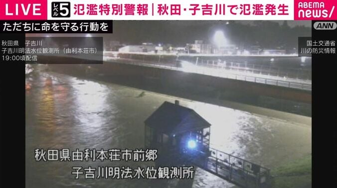 レベル5氾濫特別警報