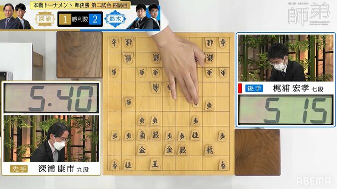 「新時代過ぎない？」「え、どういうことですか？」若手棋士の斬新な指し回しに関係者たちが大混乱／将棋・ABEMA師弟トーナメント 1枚目