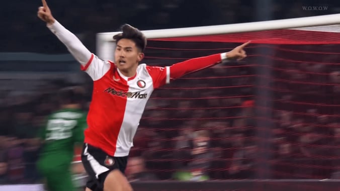 歓喜する渡辺剛