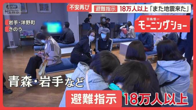各地襲った津波　避難指示18万人以上「また地震」発生時の新幹線…乗客撮影の車内 1枚目