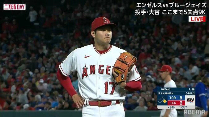 大谷翔平、今季3敗目 6回10奪三振もゲレロJr.の“ポール直撃”含む2被弾に泣く チームも連敗 1枚目