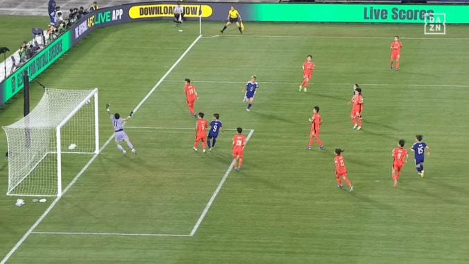 「えっ？入ったの？」なでしこ浜野まいか、日韓戦で衝撃スーパーゴール！まさかの角度から“ニア上ズドン”に韓国選手も唖然「すごいところ決めたな」 3枚目