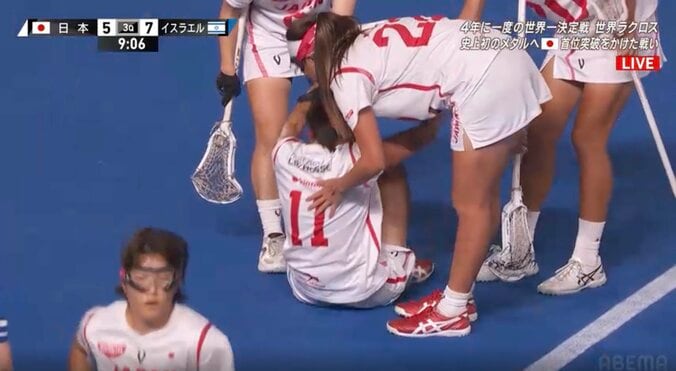 【写真・画像】中澤佑二「涙腺にきました」 世界ラクロス女子、娘2人が劇的ゴール＆アシスト「いやーちょっと…」直後の光景が中継で話題に　1枚目