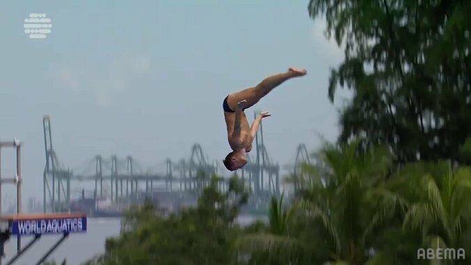 一体何が起きた？脅威の空中5回転から美し過ぎる入水！「下手したら6回転とか出てくるんじゃないの」圧巻演技にメダリストも脱帽 4枚目