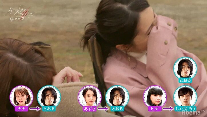 前代未聞！イケメンテニス男子に6人中4人の女子が「気になる」と発言し…大混乱の『月とオオカミちゃん』第1話