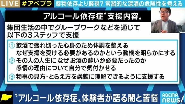 「ちょっとぐらいなら…」一人で断酒を決断するのが難しいアルコール依存、欠かせない周囲の支援