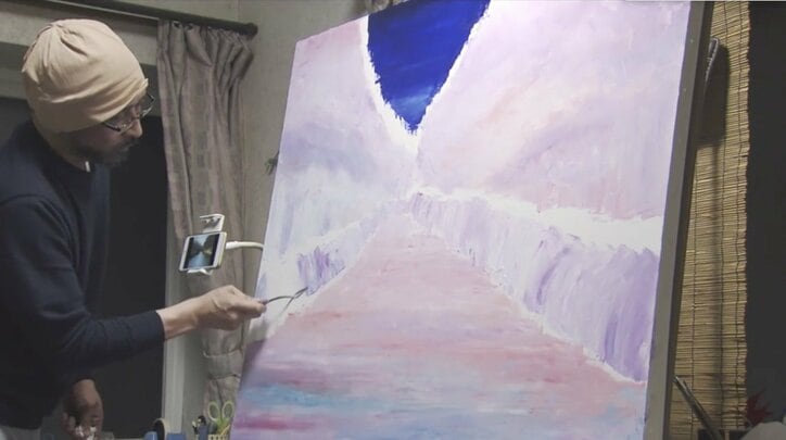 「私の命をつないでいって」がんと闘う画家・伊藤さんがキャンバスに込めた思いとは？