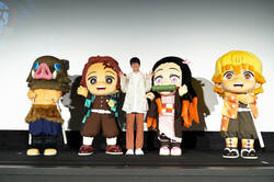 花江夏樹『劇場版「鬼滅の刃」無限列車編』収録秘話を語る 初お披露目のきぐるみに「家に置きたい」