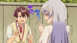 鶸村先生はキスにもよわよわ！赤面腰砕け状態に「あまりにも可愛すぎる」アニメ「よわよわ先生」6話