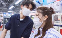 川島海荷、はしゃぐ年下夫を上手にリード！三浦翔平「お姉さん感が出てる」『私たち結婚しました3』第3話