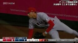 大谷翔平の同僚ルーキー、2日連続ホームランキャッチは惜しくも逃すも身体能力の高さに注目集まる「アダムスジャンプ力あるね〜」