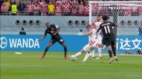 パーフェクトなトラップからのフィニッシュ！ “36年ぶりの大舞台”カナダの夢を打ち砕くクロアチアの無慈悲な一撃に「美しいゴール」称賛の声