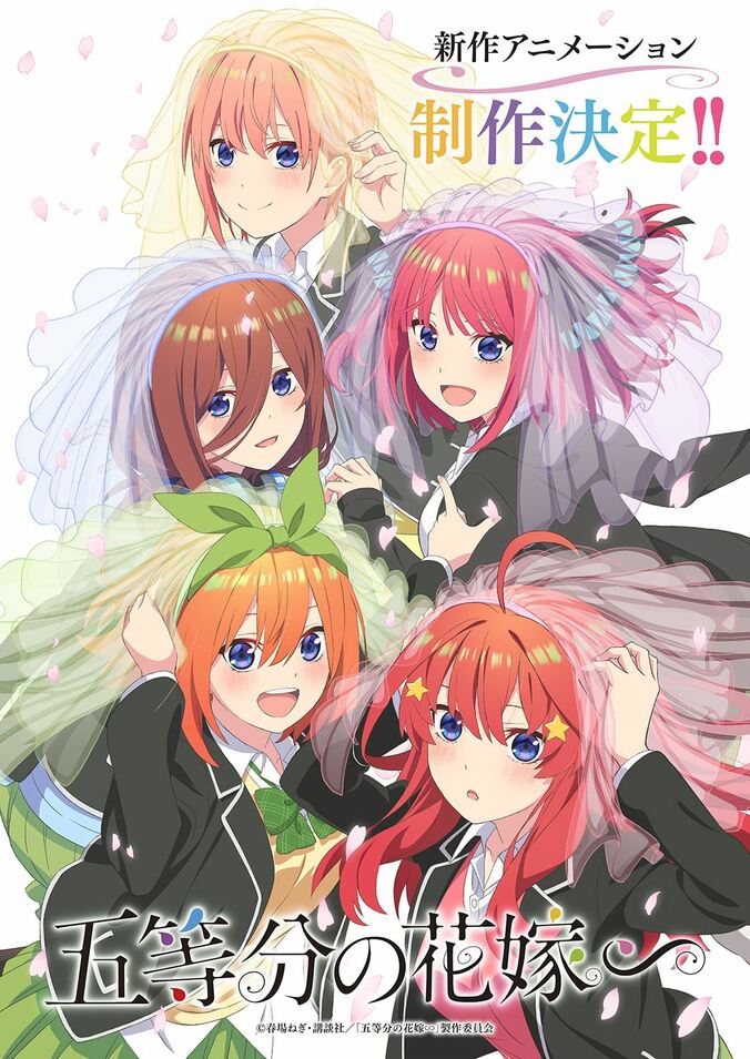 『五等分の花嫁』新作アニメ制作決定！原作の未映像化エピソードを描く 1枚目