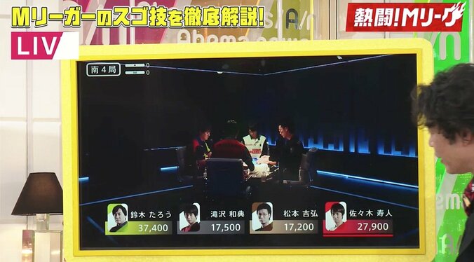 差し込みトップだって自由自在！　鈴木たろうの神選択に麻雀好き芸能人たちが絶句／麻雀・Mリーグ 2枚目