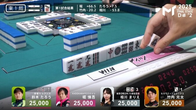 役満テンパイ→即オリの驚愕判断