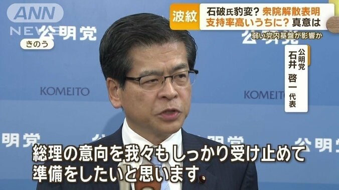 公明党　石井啓一代表