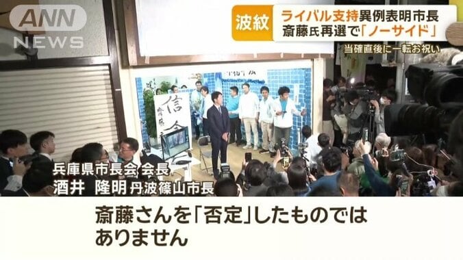 「斎藤さんを『否定』したものではない」