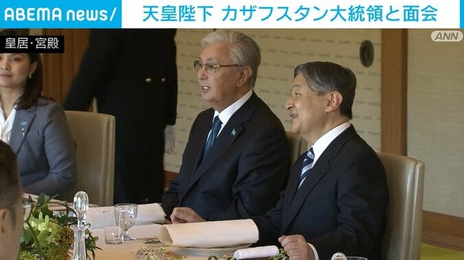 天皇陛下とトカエフ大統領