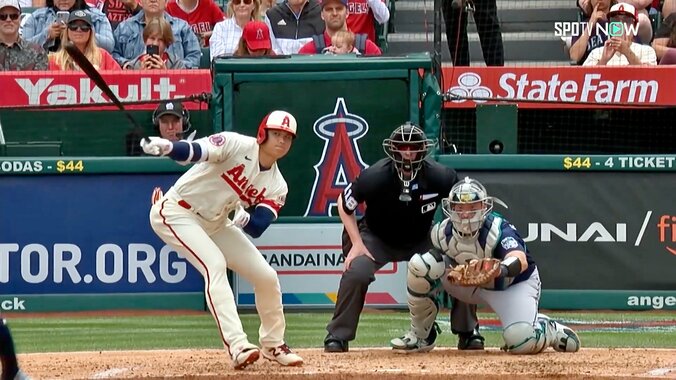 「みんな躍動している」大谷翔平→トラウト連続安打で“覚醒” トラウタニ効果で“つながる”エンゼルス打線 4回連続得点含む9得点と爆発 1枚目