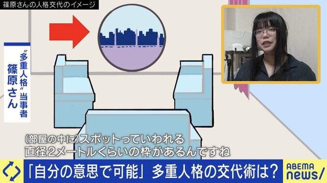 「演技だ」「男人格なら裸になっても平気だろ」の心ない声も 解離性同一性障害の生きづらさ、“70〜80人の人格”当事者に聞く 4枚目