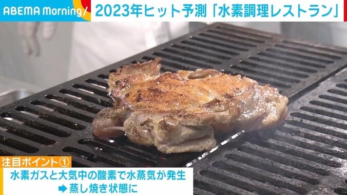 今年のトレンドは「水素調理」？ 燃焼時の二酸化炭素ゼロ 「世界の飲食シーンを変えていくことが重要」 2枚目