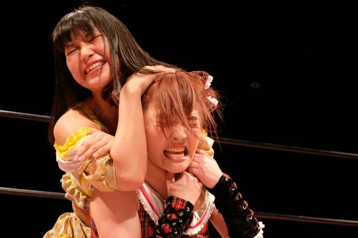 “おっとり”レスラー・らく、試合前から“異例”の涙……そのワケに取材陣は驚き隠せず