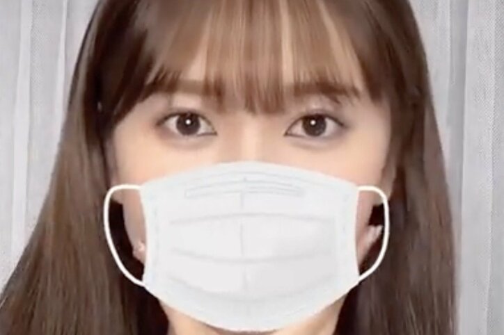 【写真・画像】新垣結衣似の27歳美女、マスクを外した素顔に絶賛の声「取った方が似ている!」 1枚目