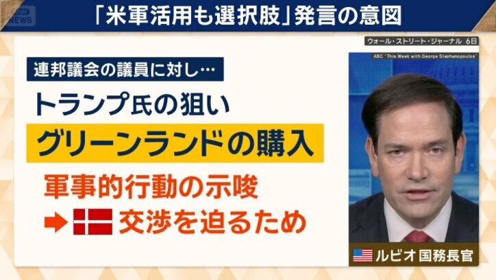 「米軍活用も選択肢」発言の意図