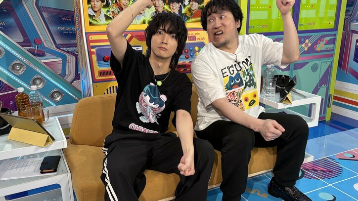 [Photos/Images] Hiroki Yasumoto and Chiaki Kobayashi Try Wadaiko for the First Time, Repeatedly Performing Their "Fake Rivalry Act," Viewers Comment "What Cute Brothers" 1st