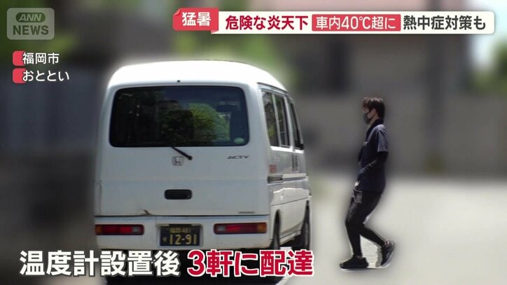 温度計を設置
