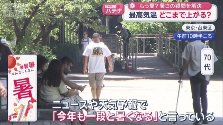 気温はどこまで上がる？