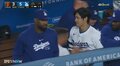 【映像】大谷翔平、今季1号にニコニコ ベンチで「よかった~」