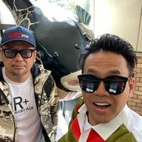 宮川大輔、ケンドーコバヤシと山口県へ「なんか見ると安心するおふたりのお顔」