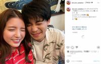 中田圭佑＆川島海荷、キュートなウィンクショットにファン悶絶「かわいすぎてずっと見てられます」「けいうみカップルだいすき」