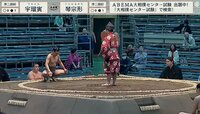 【映像】超軽量力士の“奇策”に館内ざわめき