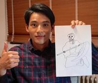 新ドラマ『フォローされたら終わり』出演の岡田健史らが“仮装したいもの”イラスト披露