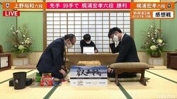 梶浦宏孝六段が上野裕和六段下す 午後7時から及川拓馬六段と対戦／将棋・叡王戦