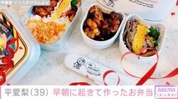 4児の母親・平愛梨、朝の5時起きでお弁当作り「そんな言葉に朝のワチャワチャ時間が救われる」長男の感想に喜び