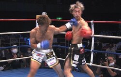 「漫画のようなダウン」ネット騒然、渾身の左フックで“79秒KO” 遅咲きの新王者・山崎の覚悟「負けたら引退しようと…」